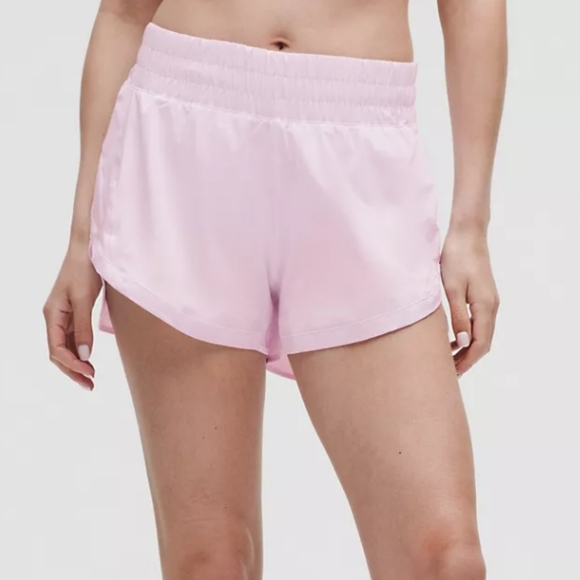 LULULEMON New Track That HR Short 3" - Pink Organza - Picture 1 of 8